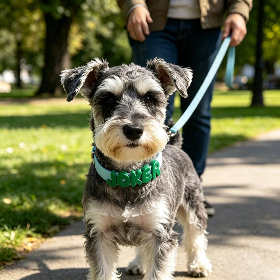 Personalized Dog Collar & Leash Set | Custom Name Waterproof Pet Collar