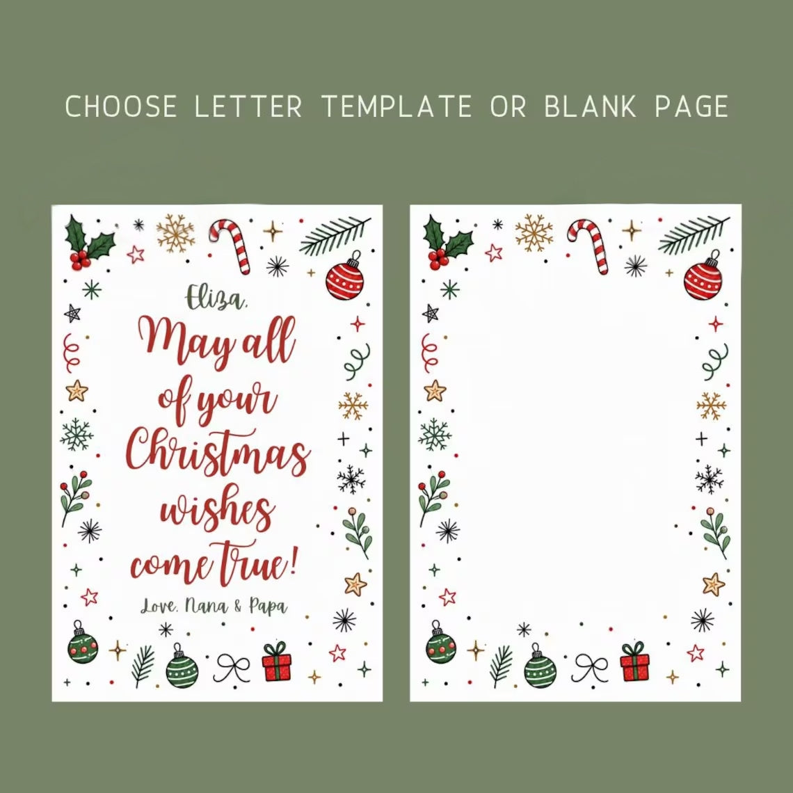 Personalized Christmas Gift Card Book – Custom Gift Card Holder