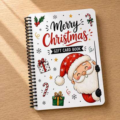 Personalized Christmas Gift Card Book – Custom Gift Card Holder