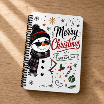 Personalized Christmas Gift Card Book – Custom Gift Card Holder