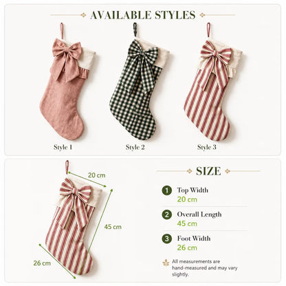 Personalized Christmas Stocking with Yarn Name | Custom Stocking