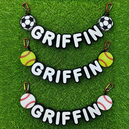 Personalized Sports Chair Name Banner | Custom Game Day Sign