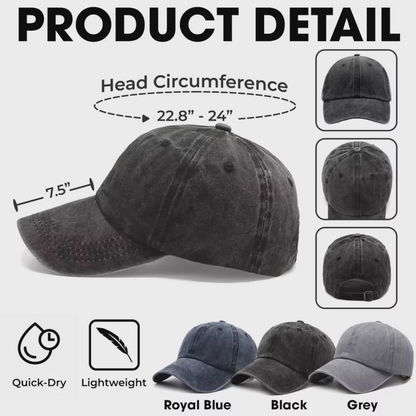 This Grandpa Belongs To – Personalized Vintage Denim Hat