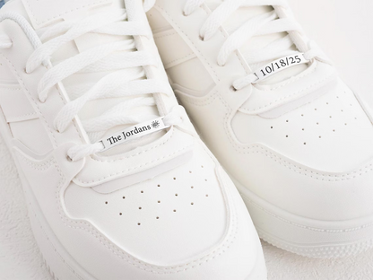 Personalized Engraved Shoe Tags – Motivational Gift for Runners