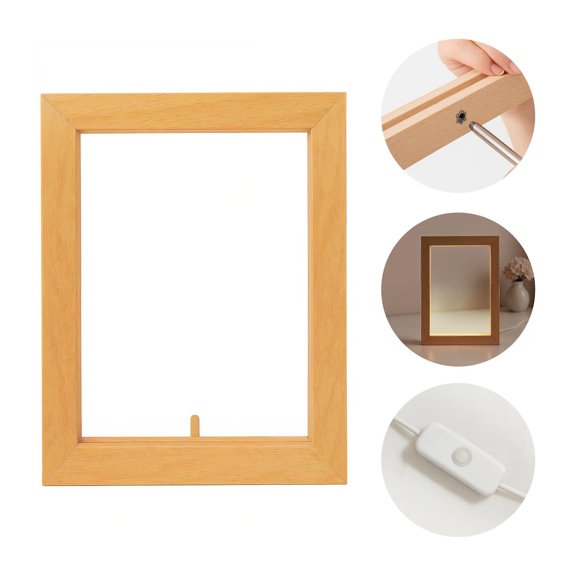 Personalized LED New Baby Night Light – Nursery Baby Girl/Boy Gift