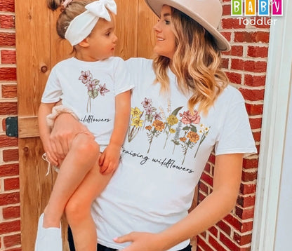 Mama and Baby Matching Shirts – Raising Wildflowers Mommy & Me Tee