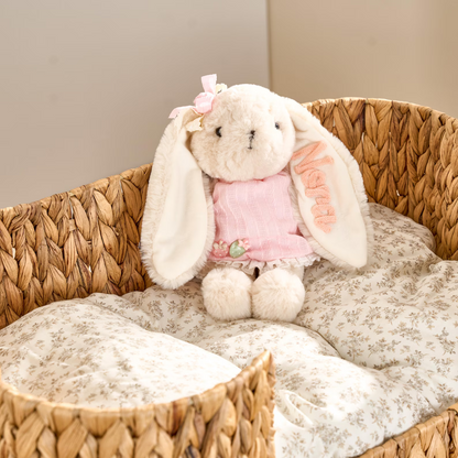 Personalized Easter Bunny Plush | Embroidered Name Toy