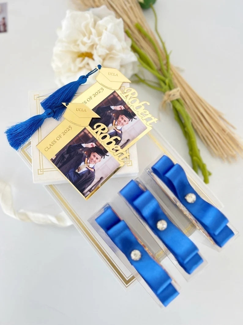 Class of 2025 Graduation Photo Frame Magnet – Custom Gift