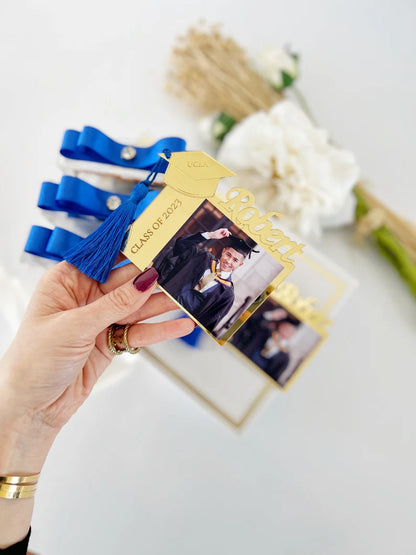 Class of 2025 Graduation Photo Frame Magnet – Custom Gift