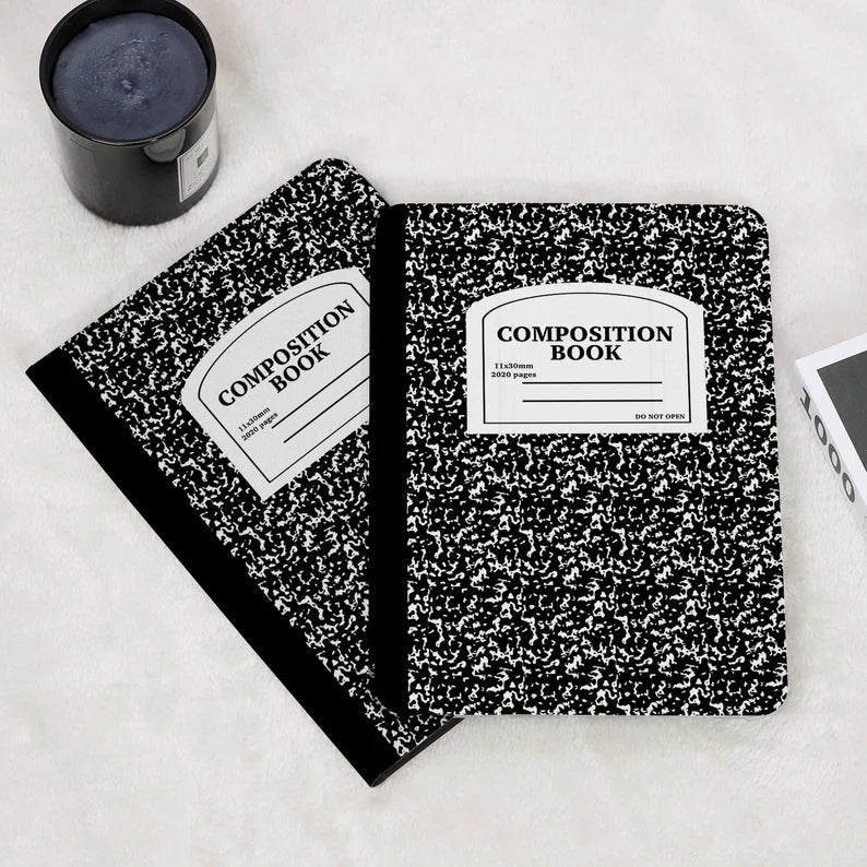 Étui de composition noir pour iPad pour Apple iPad 9,7" 10,2" 10,5" 11 pouces iPad Air 6 5 4 iPad Mini 7/6/5 iPad Pro 2022 2021 2020 iPad 10/9/8
