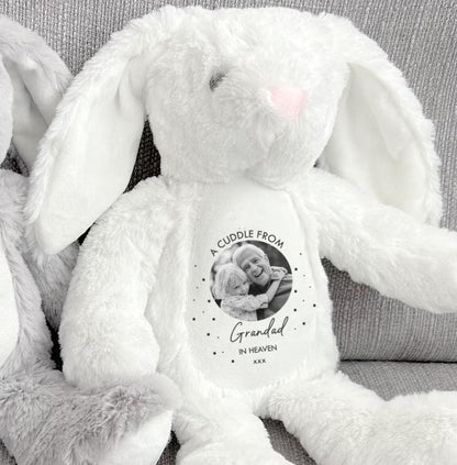 Personalized Memorial Soft Toy with Photo | A Cuddle From Heaven