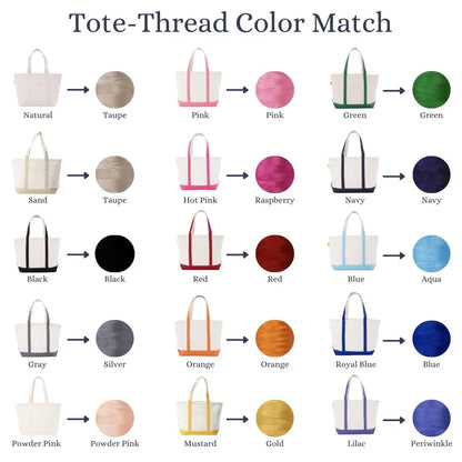 Personalized Embroidered Tote Bag - Custom Gift for Her or Mom