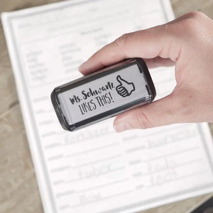 Custom Teacher Stamp – Personalized Self-Inking Stamp for Teachers