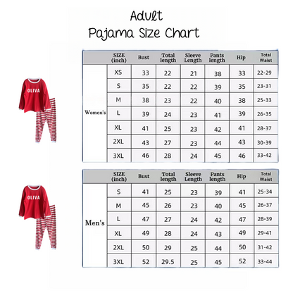 Personalized Family Christmas Pajamas | Matching Holiday PJs
